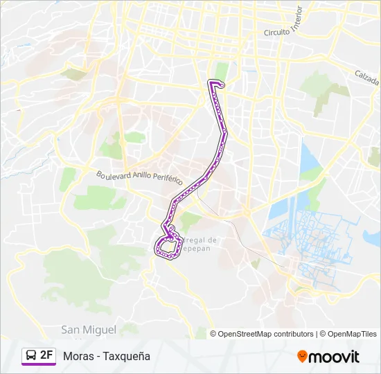 2F Bus Line Map
