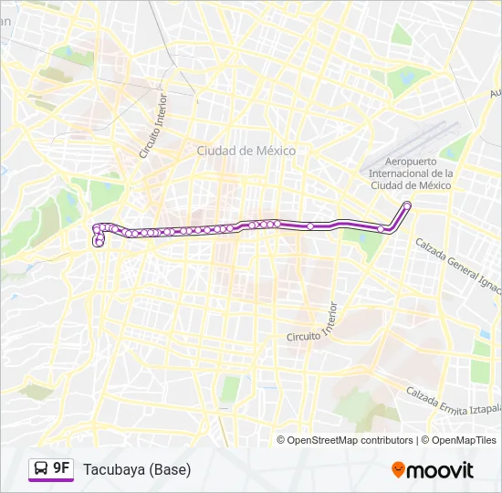 9F Bus Line Map