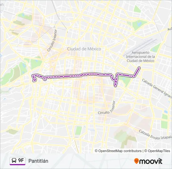 9F Bus Line Map