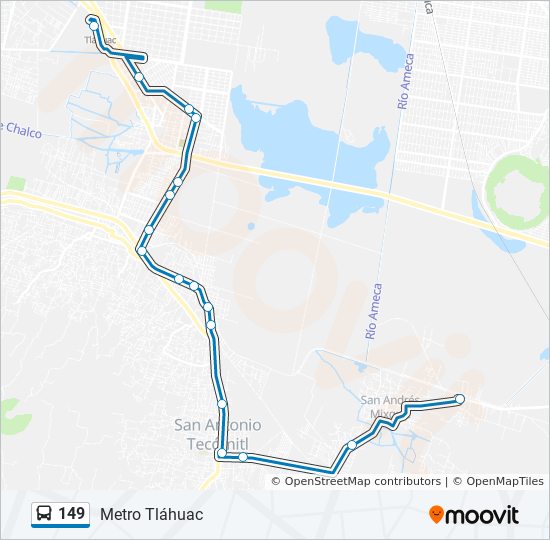 Q31 Bus Route Map 149 Route: Schedules, Stops & Maps - Metro Tláhuac (Updated)