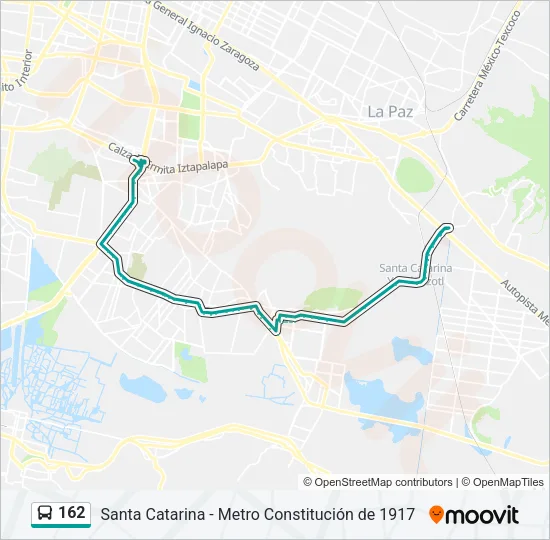 162 Bus Line Map