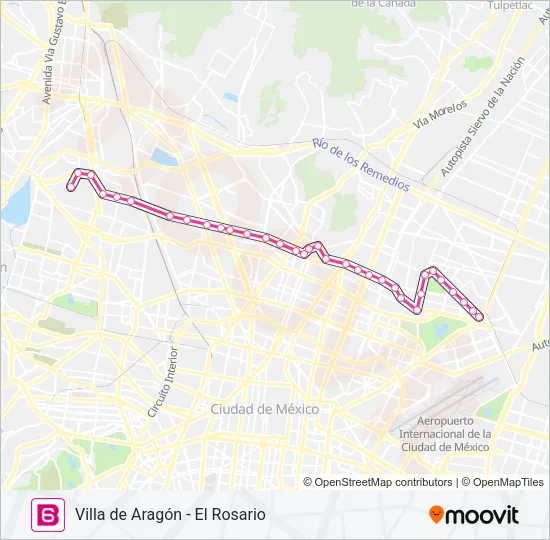 6 Bus Line Map