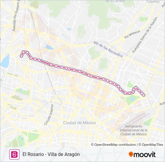 6 Bus Line Map