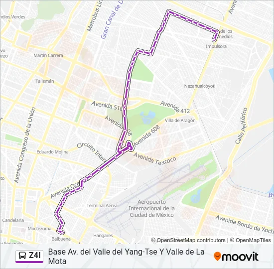 Z4I Bus Line Map