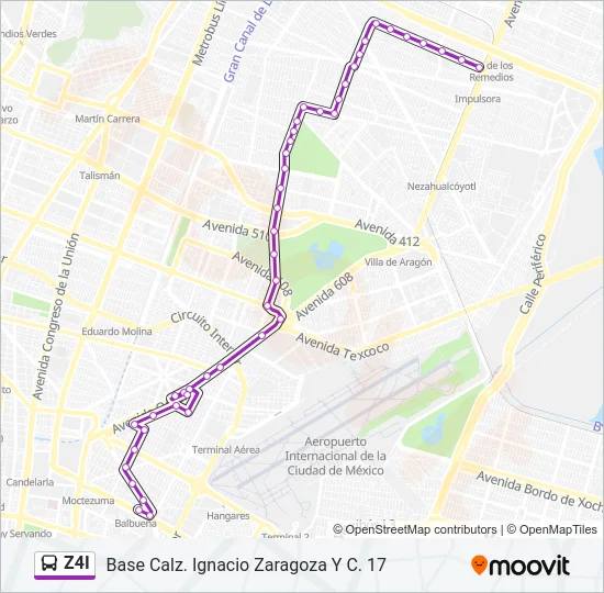 Z4I Bus Line Map