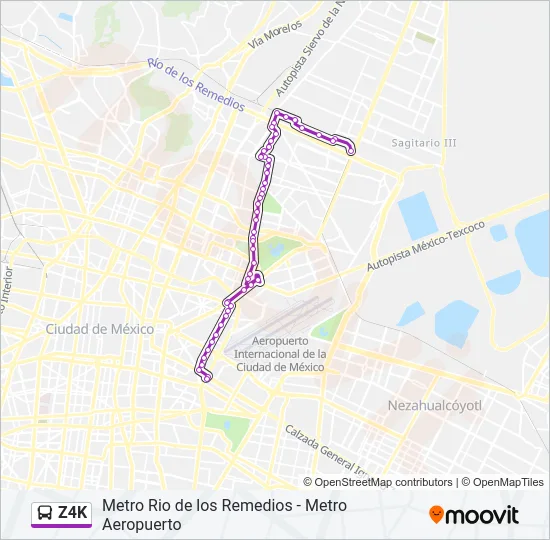 Z4K Bus Line Map