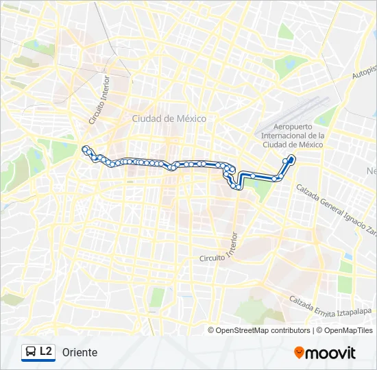 L2 Bus Line Map