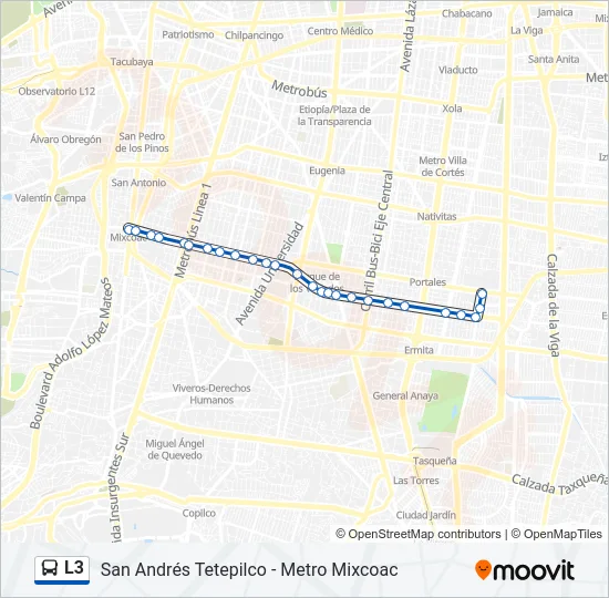 L3 Bus Line Map