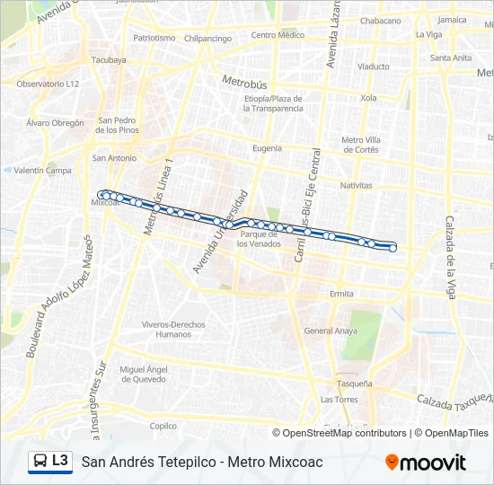 L3 Bus Line Map