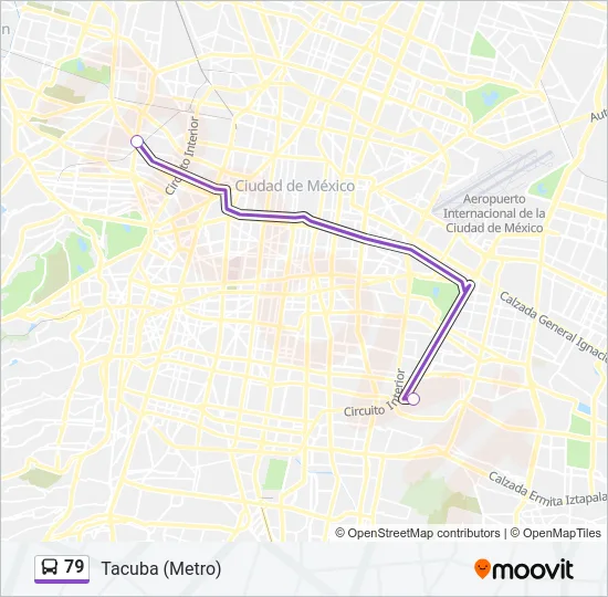79 Bus Line Map