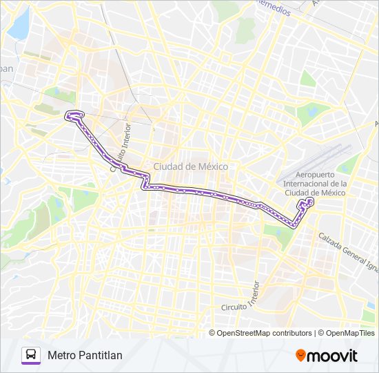 150 Route: Schedules, STops & Maps - Metro Pantitlan (Updated)