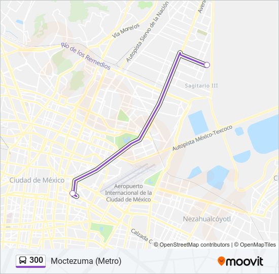 300 bus Line Map