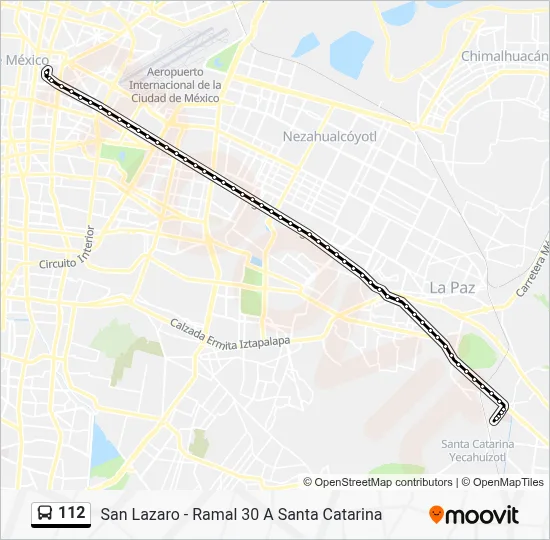 Ruta 112: horarios, paradas y mapas - San Lazaro - Ramal 30 A Santa ...