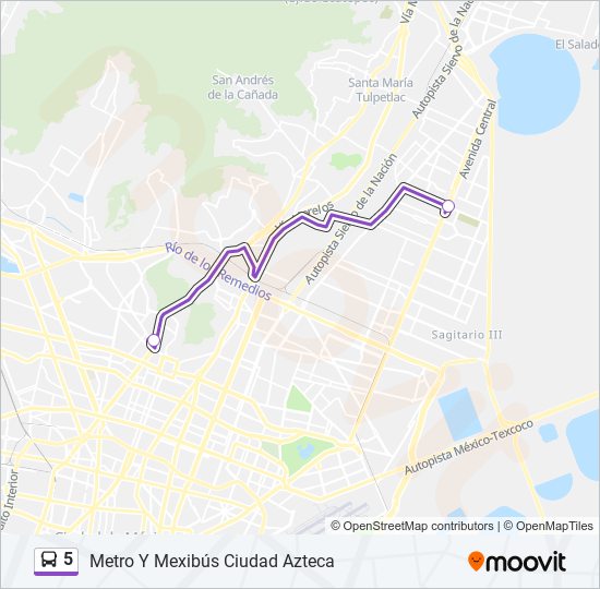 Ruta 5 horarios, paradas y mapas Metro Y Mexibús Ciudad Azteca (Actualizado) Ruta 5 horarios, paradas y mapas Metro Y Mexibús Ciudad Azteca (Actualizado)