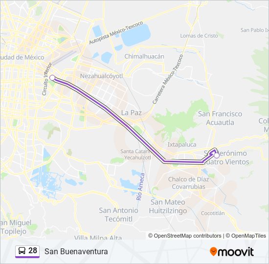 28 Route: Schedules, STops & Maps - San Buenaventura (Updated)