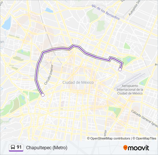 Ruta Horarios Paradas Y Mapas Chapultepec Metro Actualizado