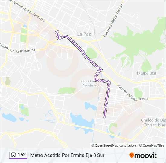 162 Bus Line Map