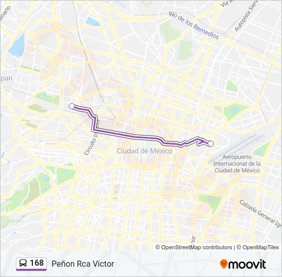 168 Bus Line Map