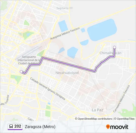 202 Bus Line Map