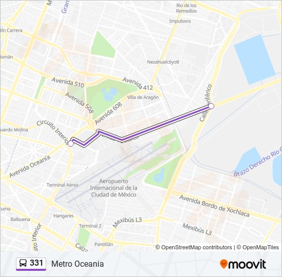 Ruta 331: horarios, paradas y mapas - Metro Oceania (Actualizado)