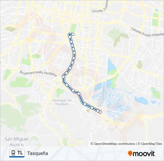 TL Train Line Map