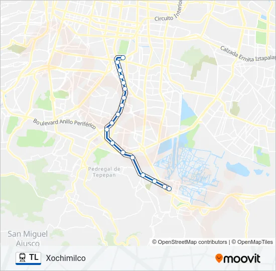TL Train Line Map