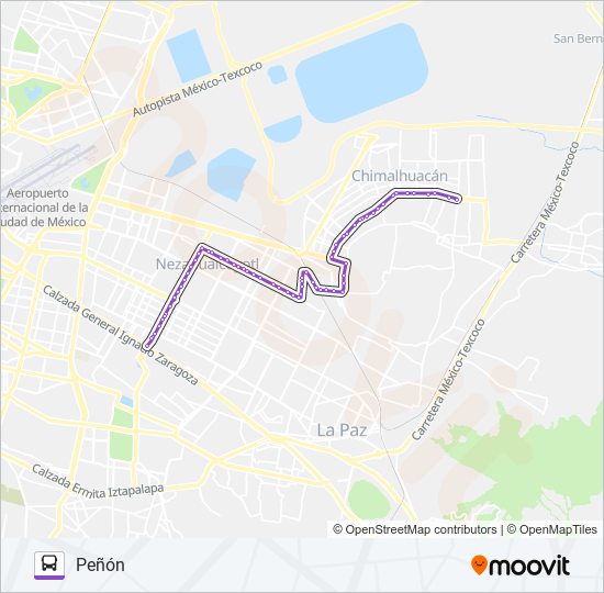 CLINICA 25 - PEÑÓN bus Line Map