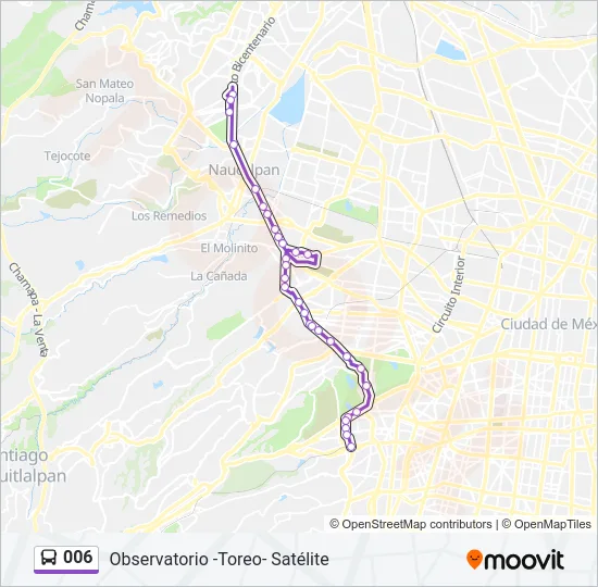 006 Bus Line Map