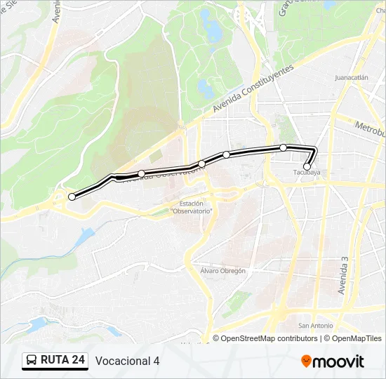 RUTA 24 Bus Line Map