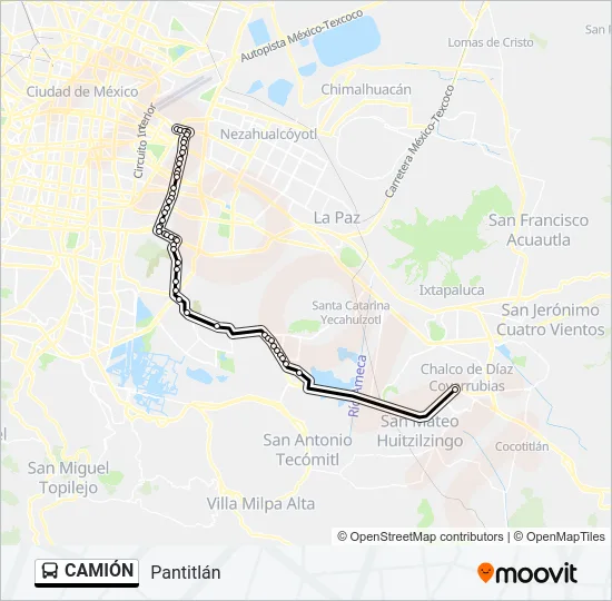 CAMIÓN Bus Line Map
