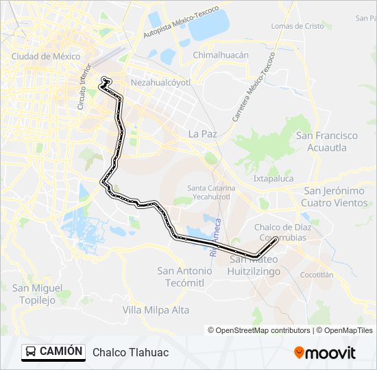 CAMIÓN bus Line Map