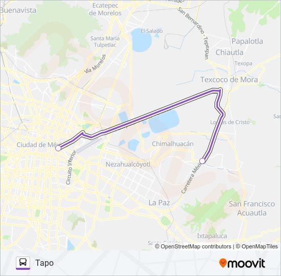 MICROBÚS bus Line Map