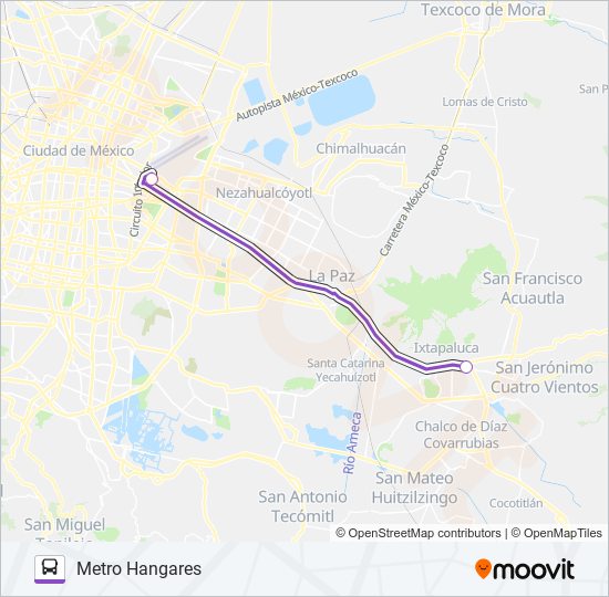 MICROBÚS bus Line Map