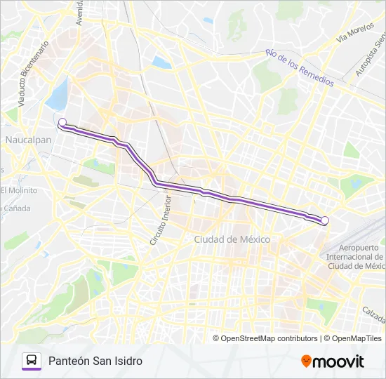 MICROBÚS Bus Line Map