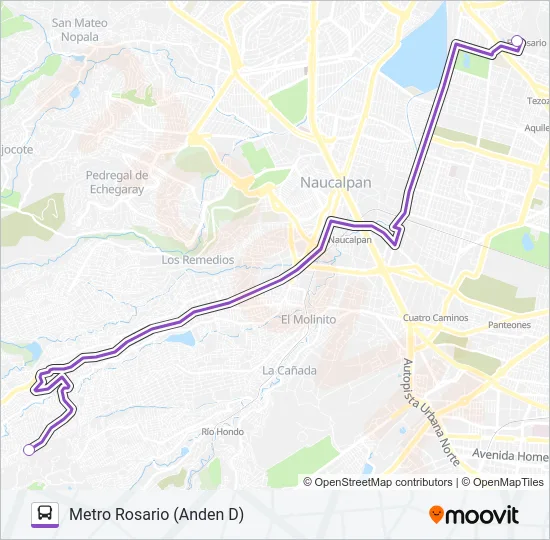 MICROBÚS Bus Line Map