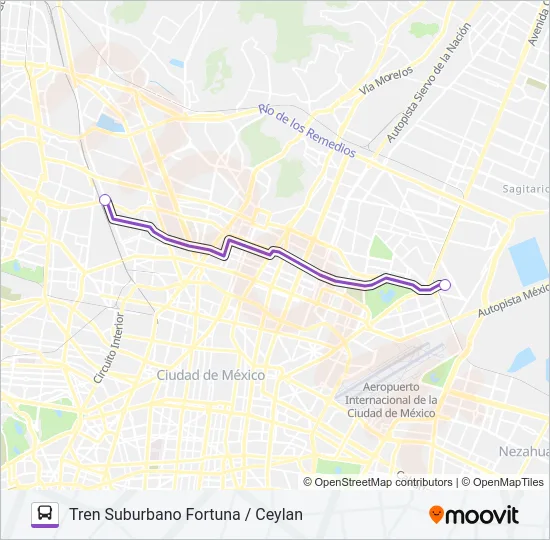 MICROBÚS Bus Line Map