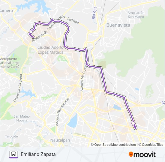 MICROBÚS bus Line Map