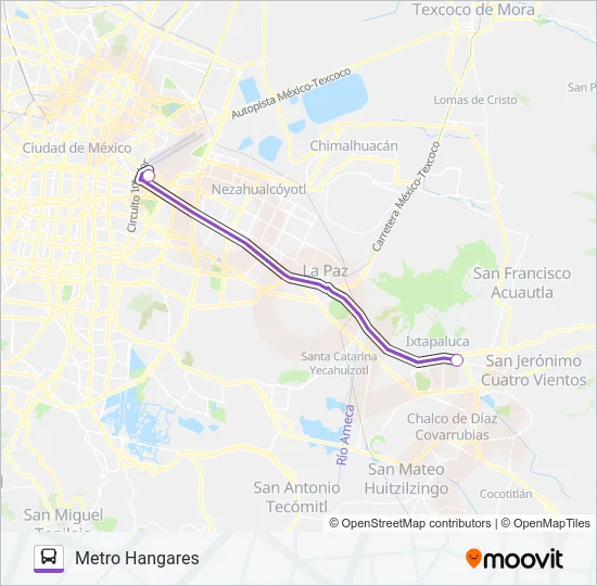MICROBÚS Bus Line Map