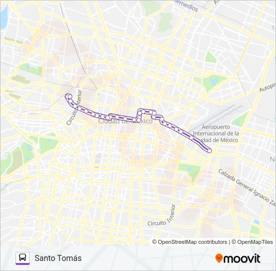 MICROBÚS Bus Line Map