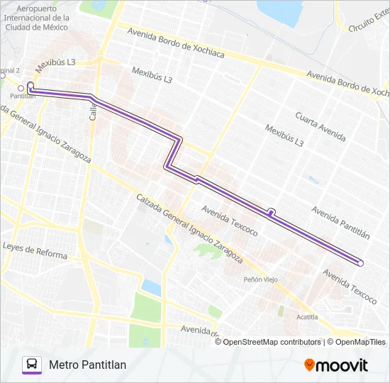 MICROBÚS Bus Line Map