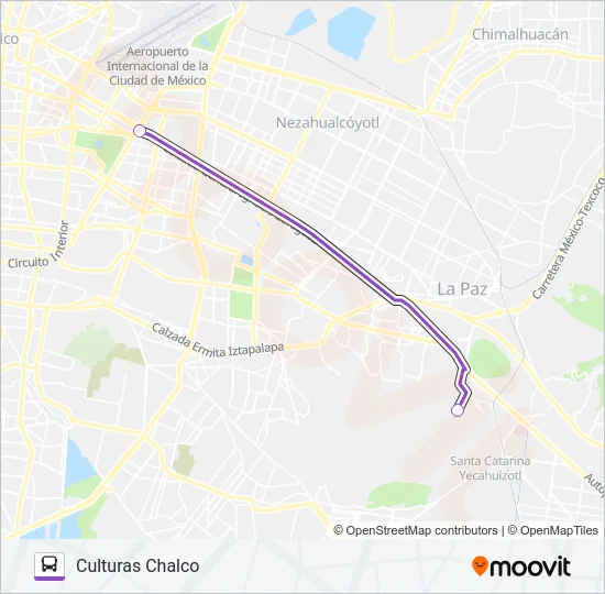 MICROBÚS Bus Line Map