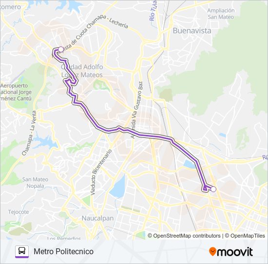 MICROBÚS bus Line Map