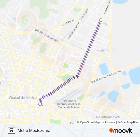 MICROBÚS bus Line Map