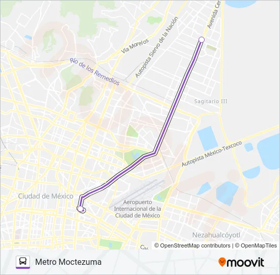 MICROBÚS Bus Line Map