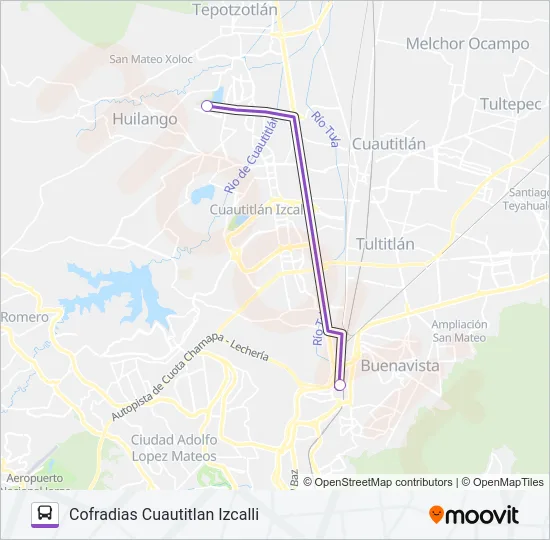 MICROBÚS Bus Line Map