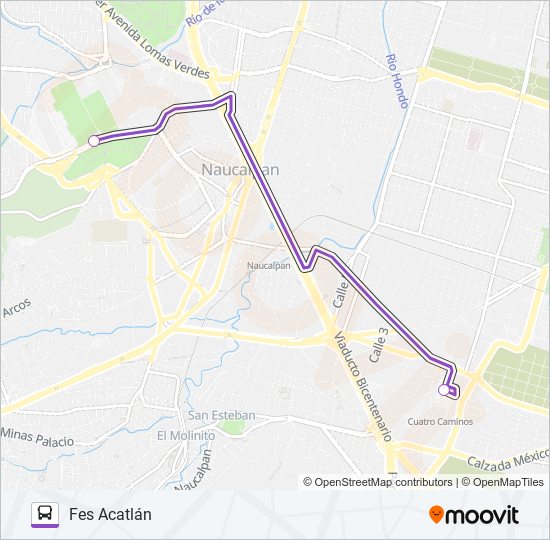 MICROBÚS bus Line Map