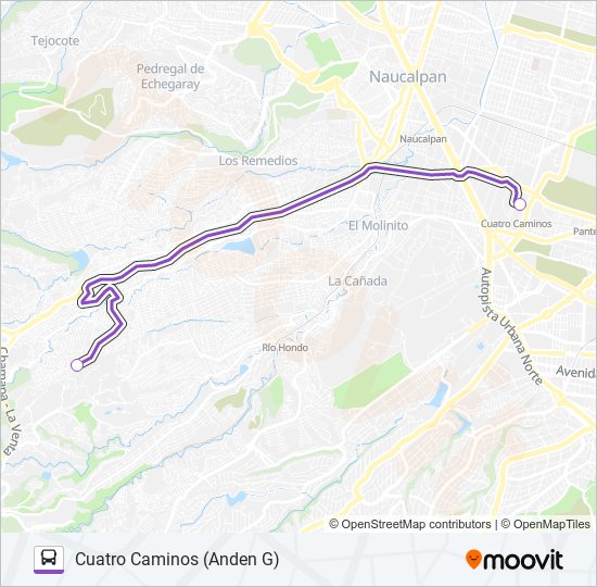 MICROBÚS bus Line Map