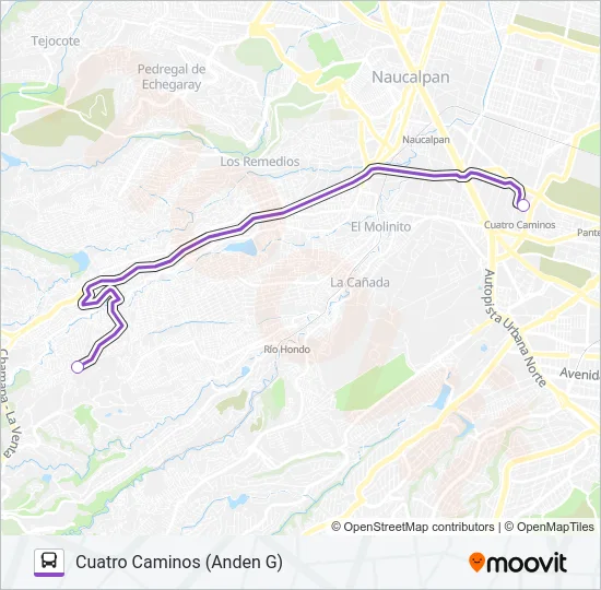 MICROBÚS Bus Line Map
