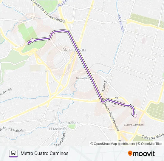 MICROBÚS Bus Line Map