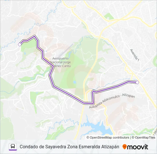 MICROBÚS Bus Line Map